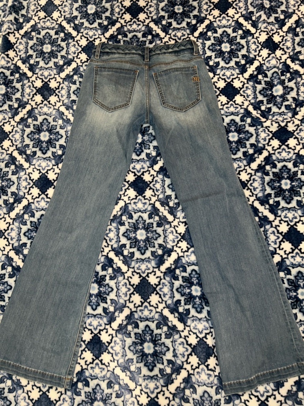 Miss Me Light Blue Denim Jeans VERY GOOD CONDITION - Picture 5 of 6